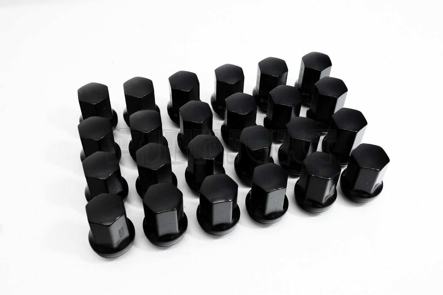 24x Black Chevy Factory Lug Nuts M14x1.5 Silverado Tahoe Suburban Colorado