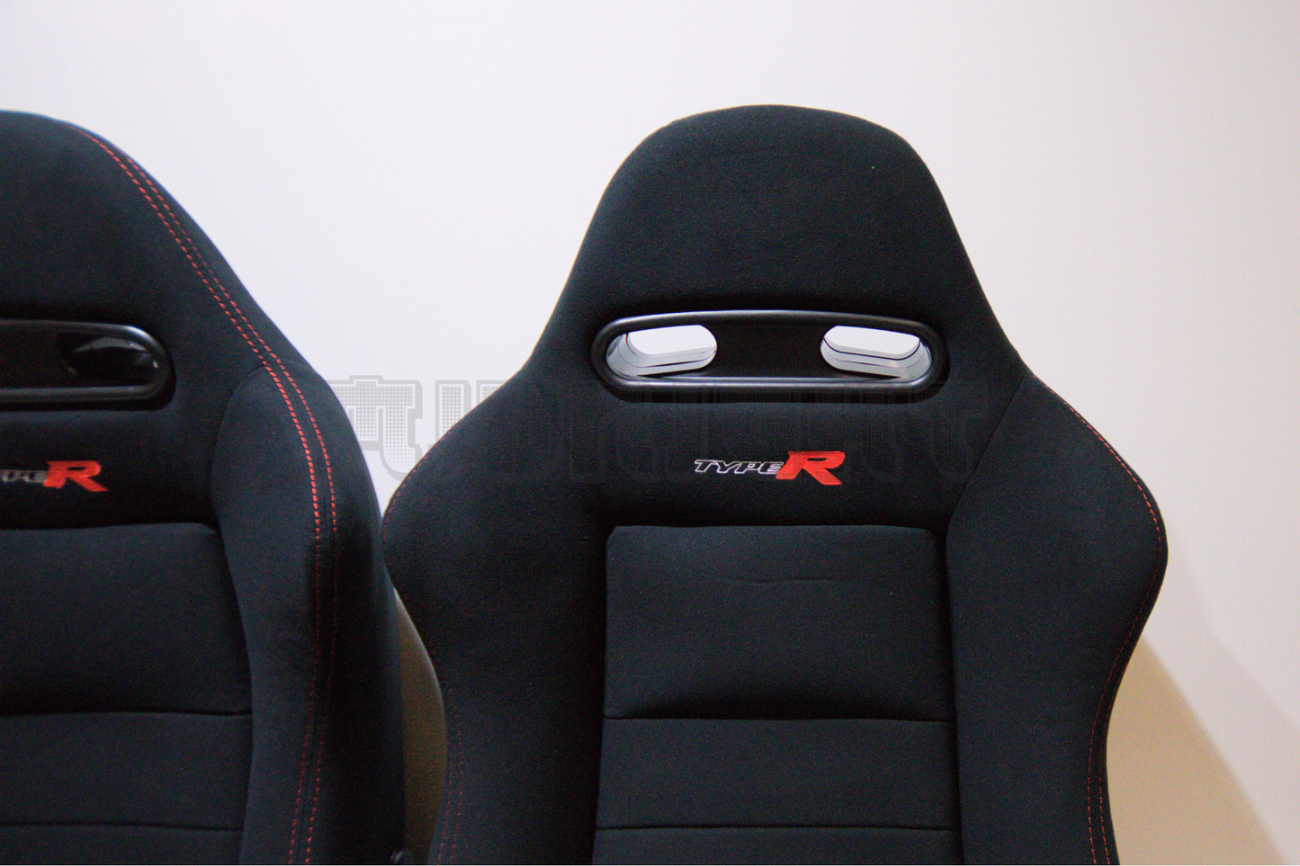 Recaro SR3 Type R Style Black Fabric Reclinable Bucket Seat