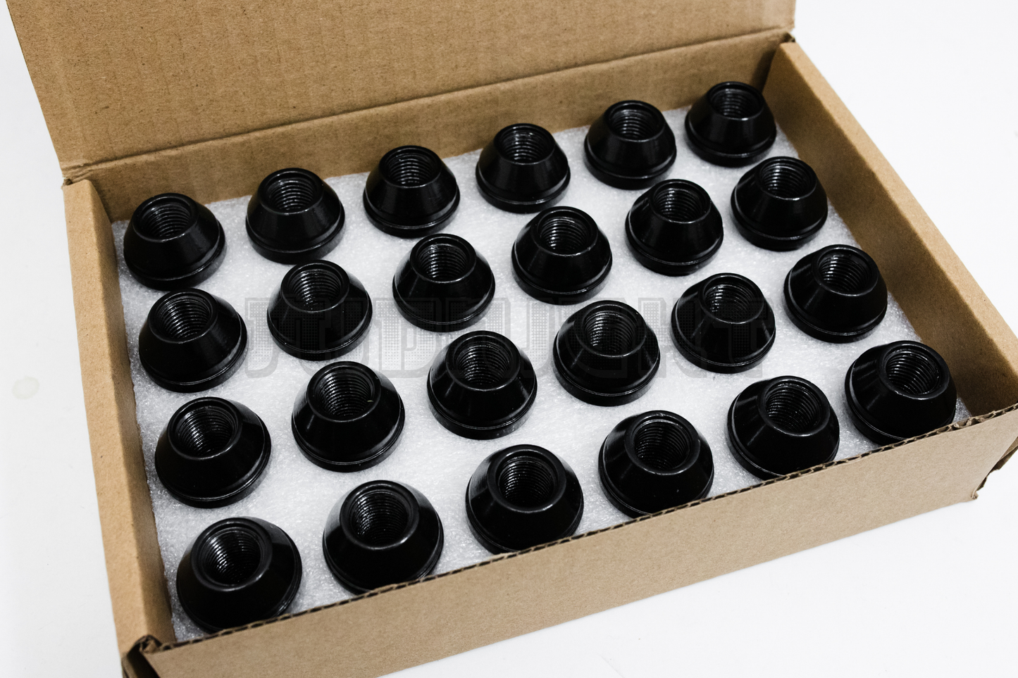24x Black Chevy Factory Lug Nuts M14x1.5 Silverado Tahoe Suburban Colorado