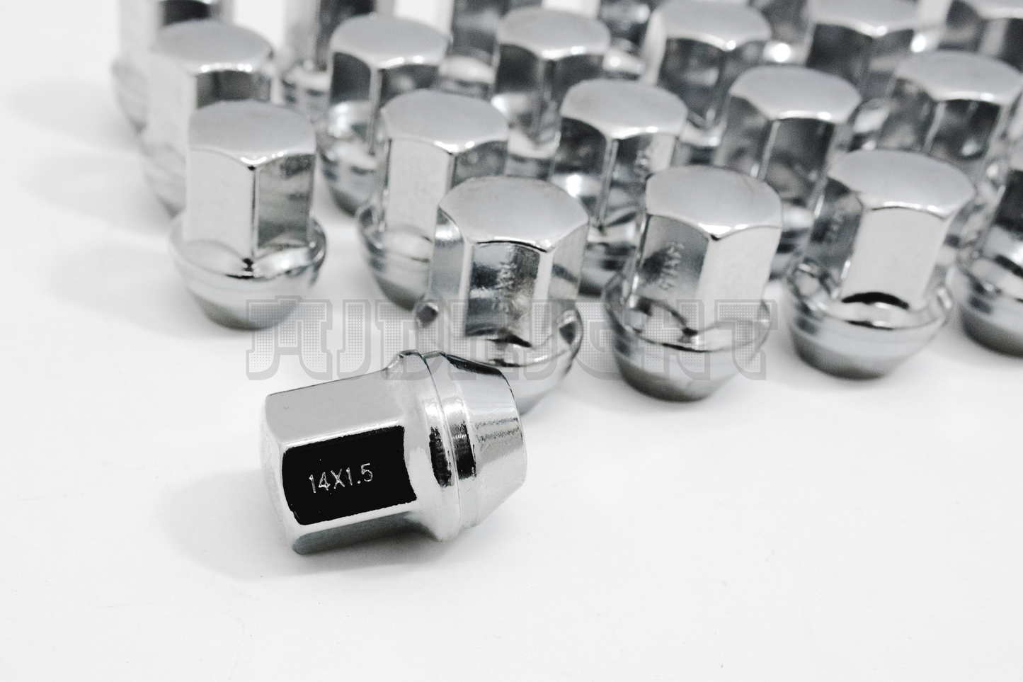 24x Chrome Chevy Factory Lug Nuts M14x1.5 Silverado Tahoe Suburban Colorado