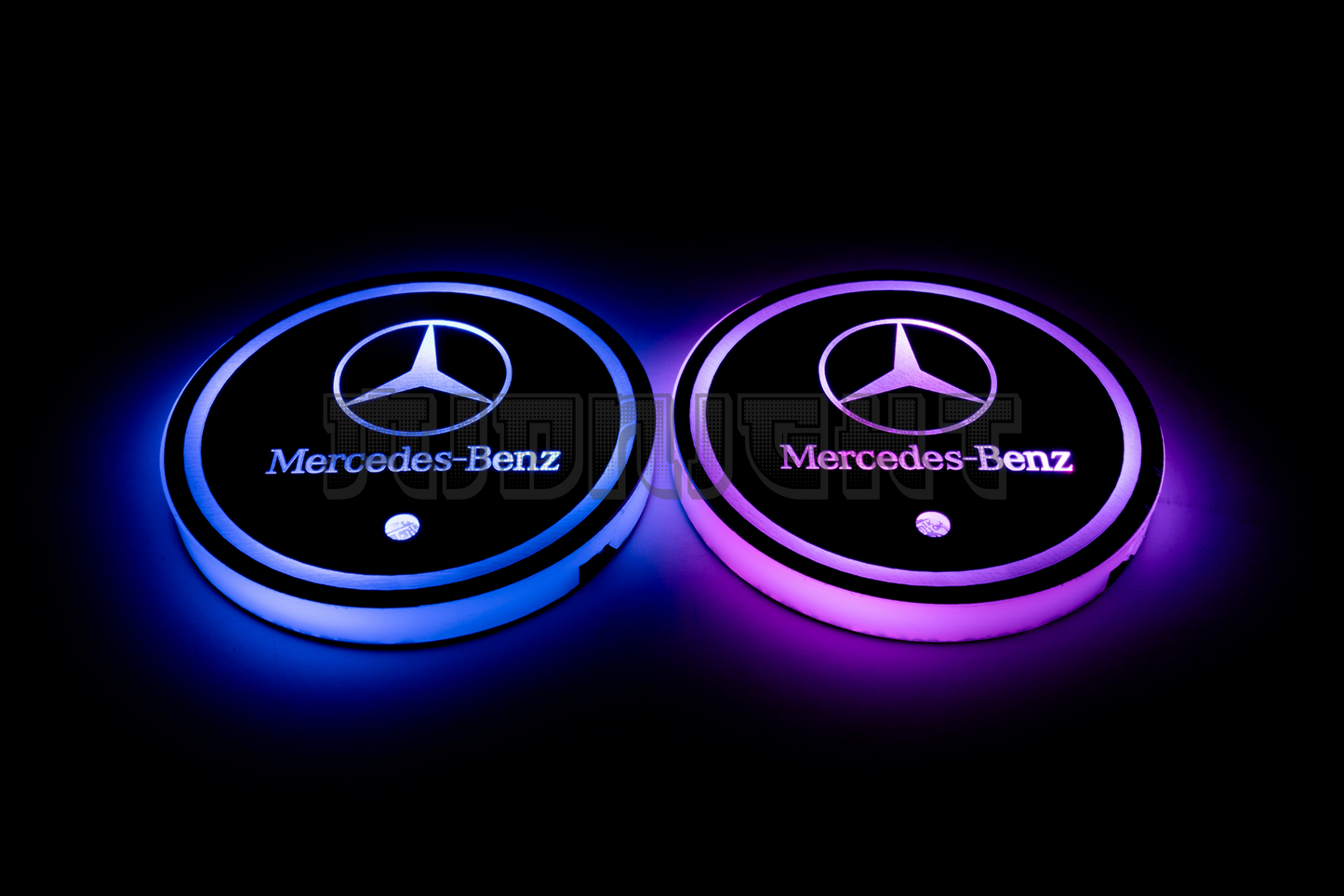 Mercedes Benz LED Cup Holder Coaster
