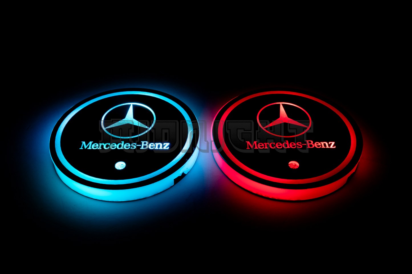 Mercedes Benz LED Cup Holder Coaster