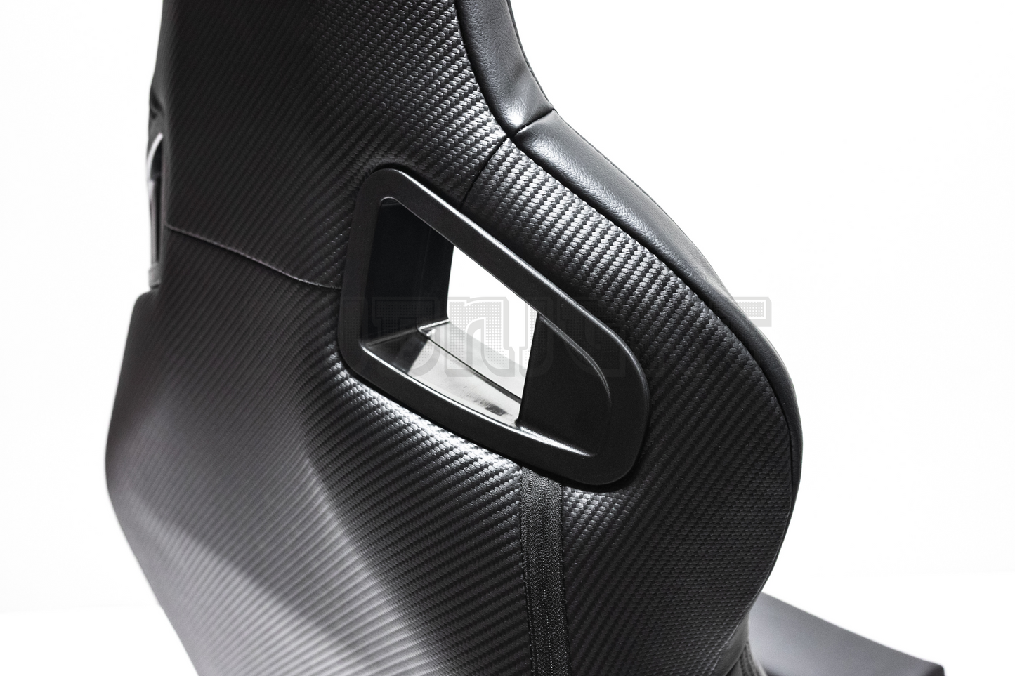 Recaro Sportster CS Style Black Suede & Fabric Reclinable Bucket Seat