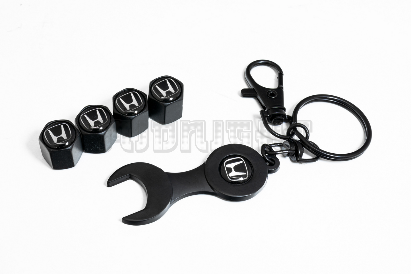 Honda Valve Stem Caps With Wrench Keychain