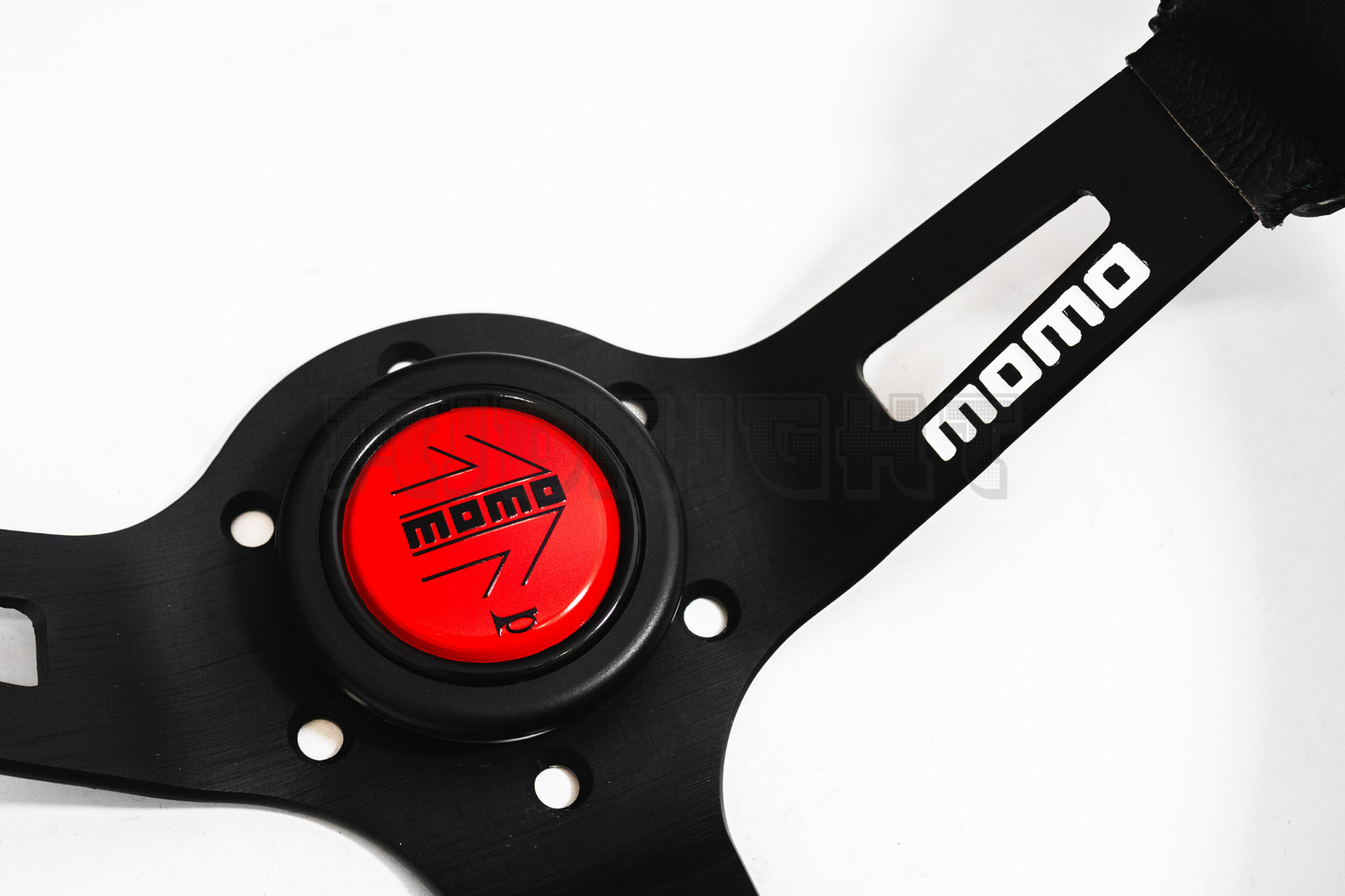 MOMO MOD 08 Style 330mm Leather Steering Wheel