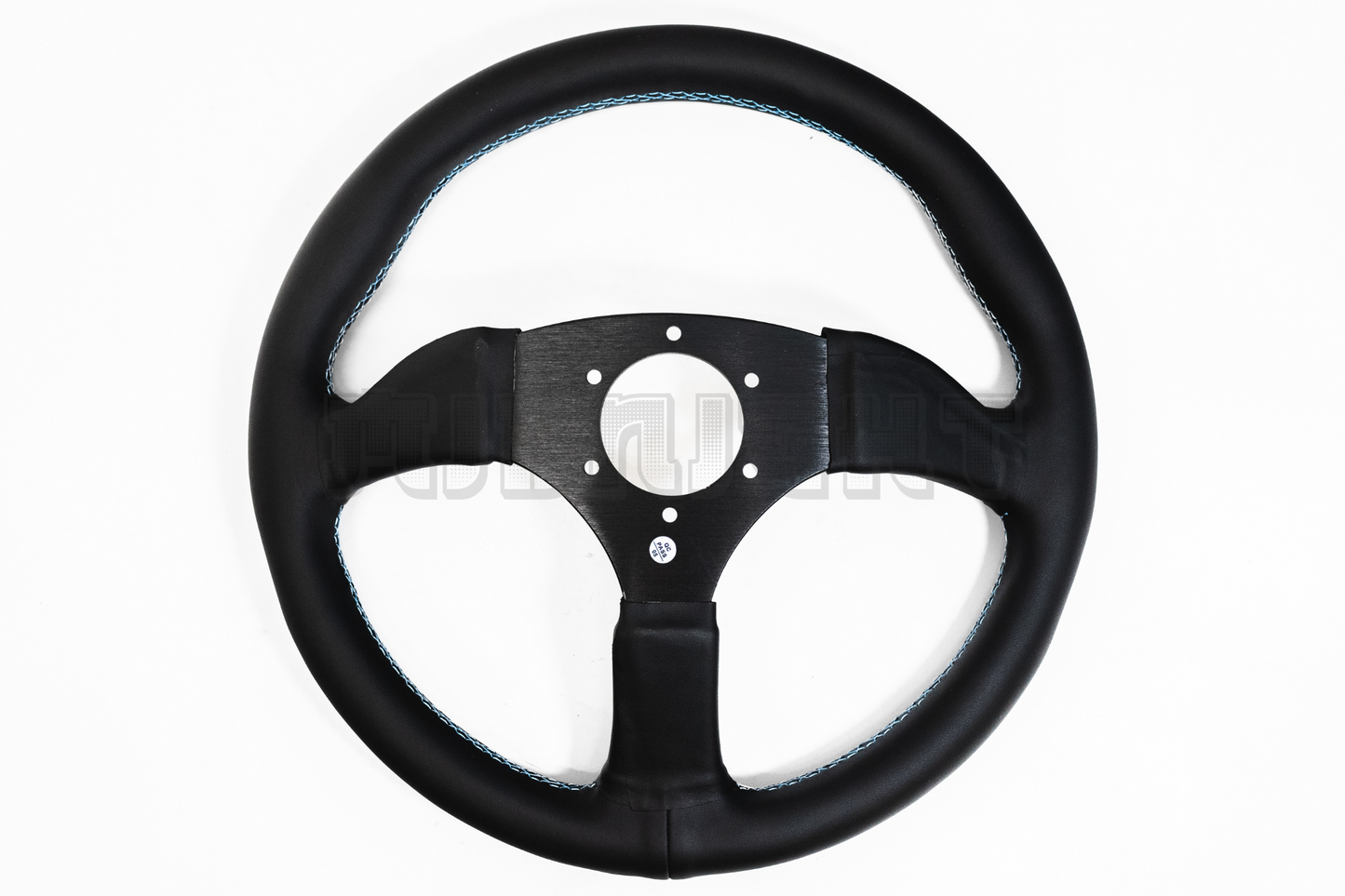 KEY'S RACING Semi-Deep Semicone Type Style Leather 340mm Steering Wheel