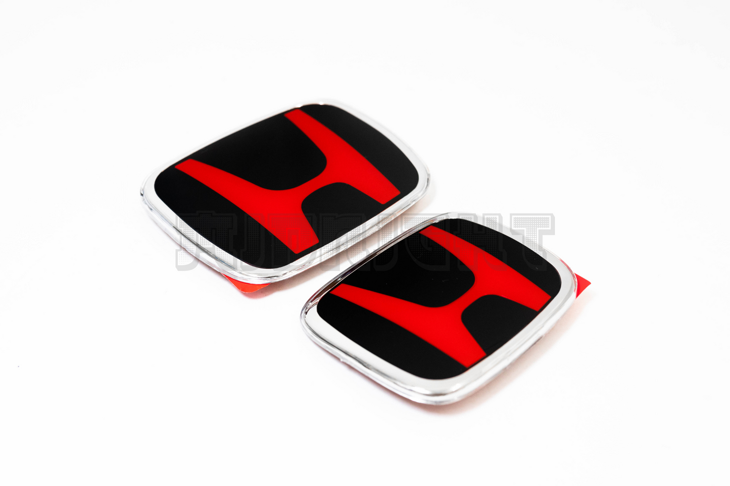 Honda JDM Emblem Black Red Front/Rear