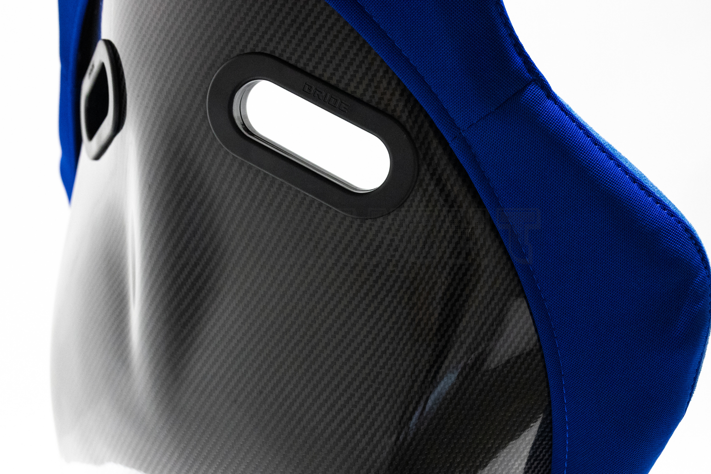 Bride VIOS III Style Blue Carbon Fiber Fixed Back Bucket Seat