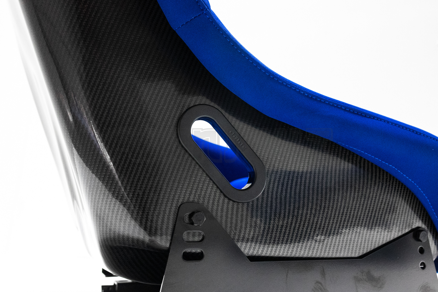 Bride VIOS III Style Blue Carbon Fiber Fixed Back Bucket Seat