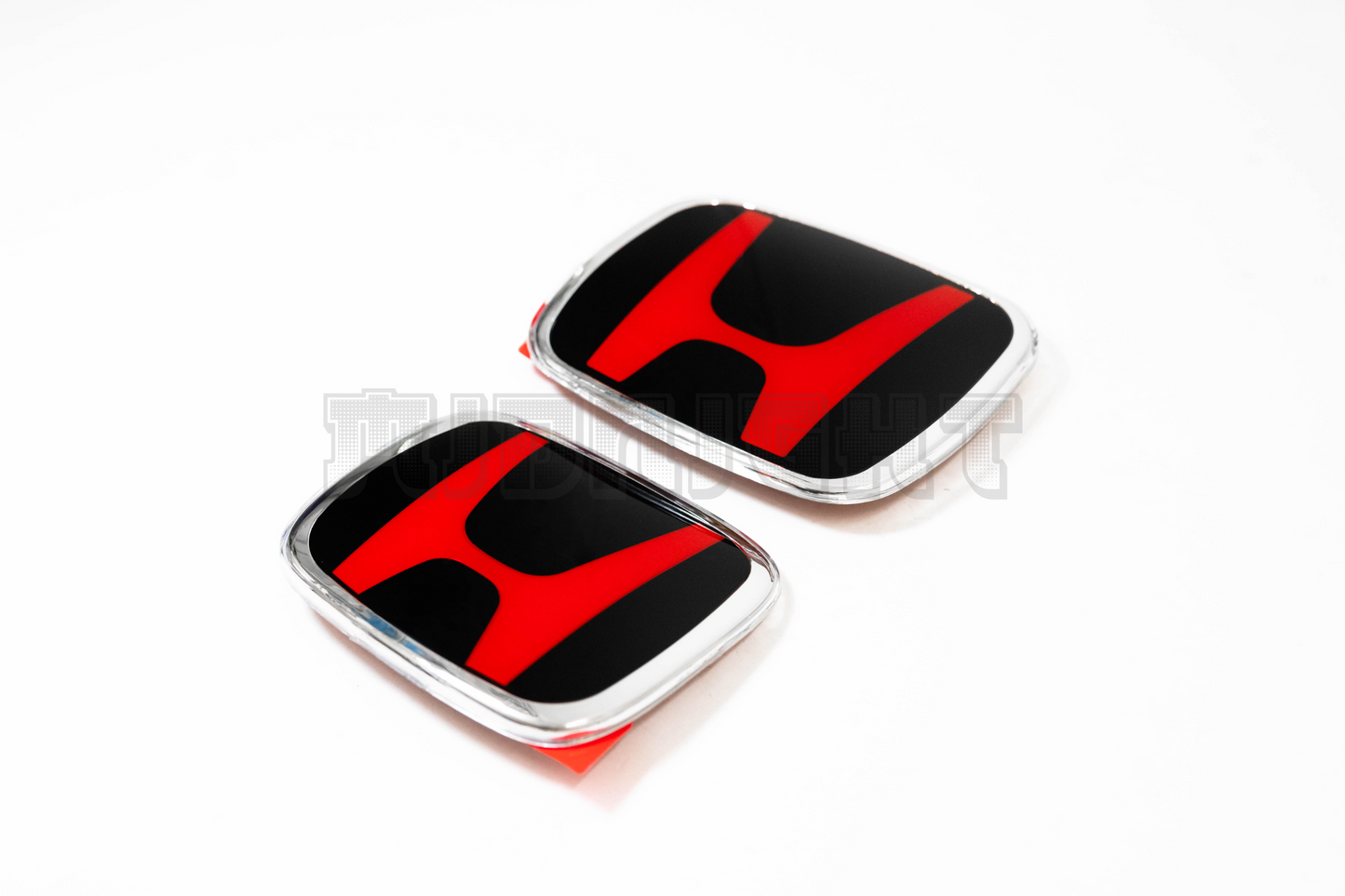 Honda JDM Emblem Black Red Front/Rear