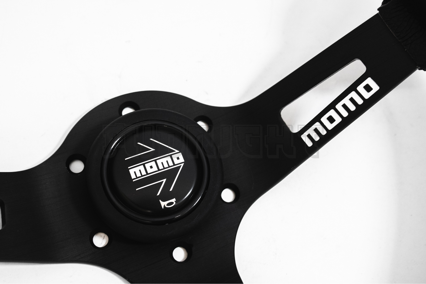 MOMO MOD 08 Style 350mm Leather Steering Wheel