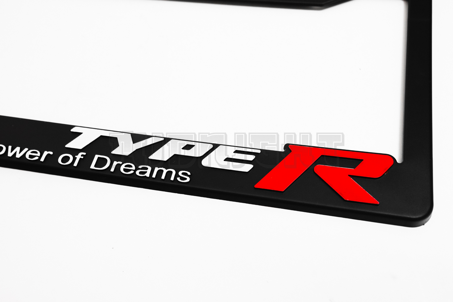Honda Type R "The Power of Dreams" License Plate Frame