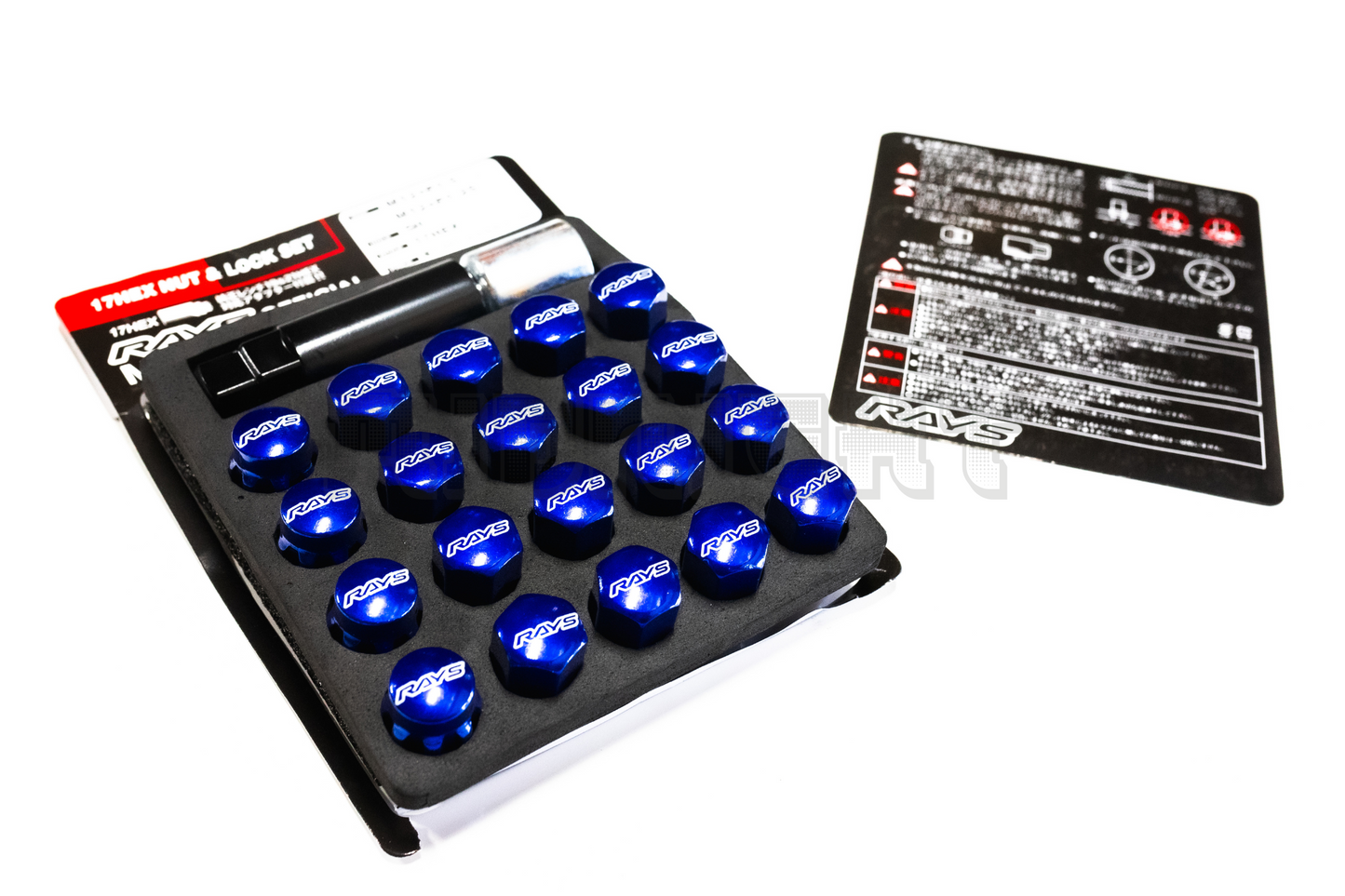 Rays 17Hex Nut & Lock Set M12xP1.5