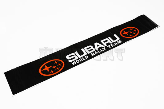 Subaru World Rally Team Adhesive Windshield Banner