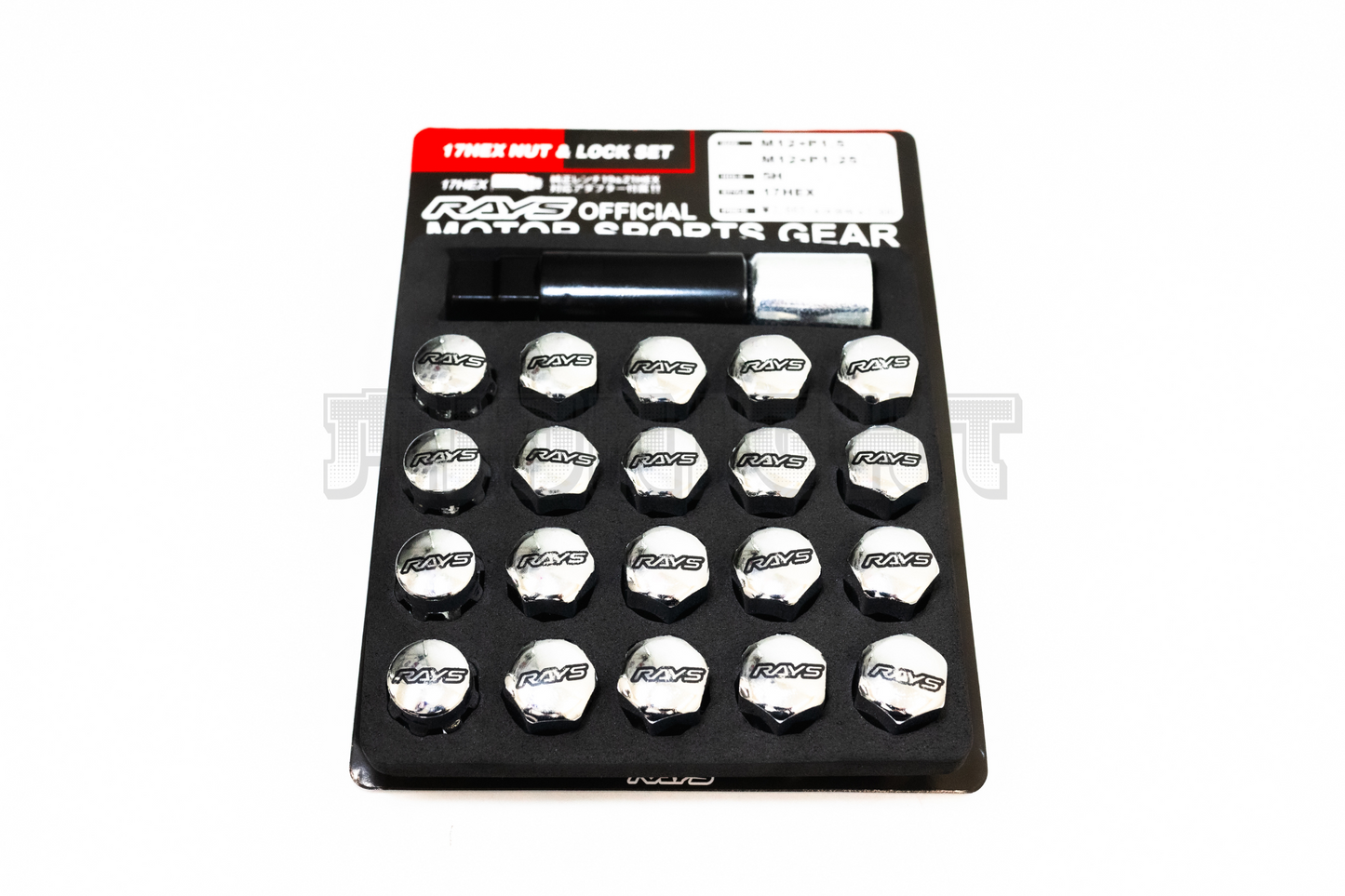 Rays 17Hex Nut & Lock Set M12xP1.5