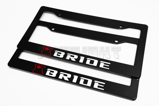 BRIDE License Plate Frame