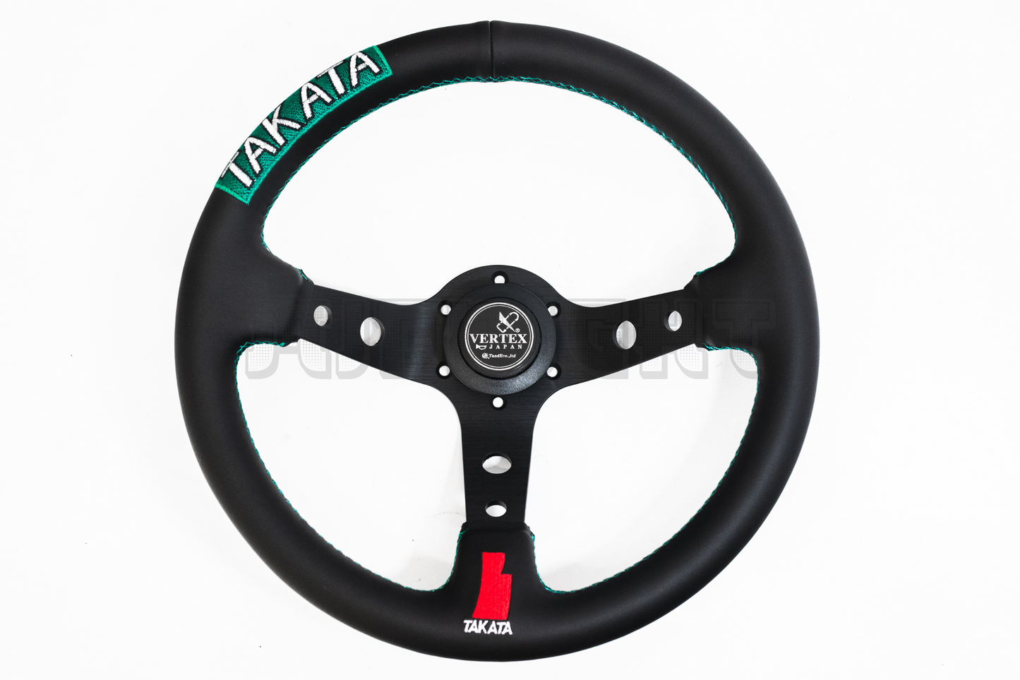 Vertex x Takata Leather 330mm Steering Wheel