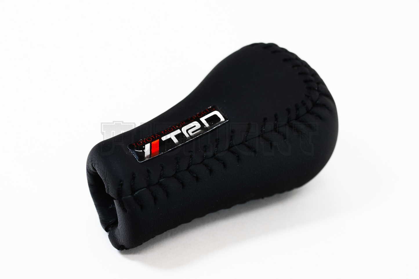TRD Toyota Leather Stitched Manual 5 Speed Gear Shift Knob