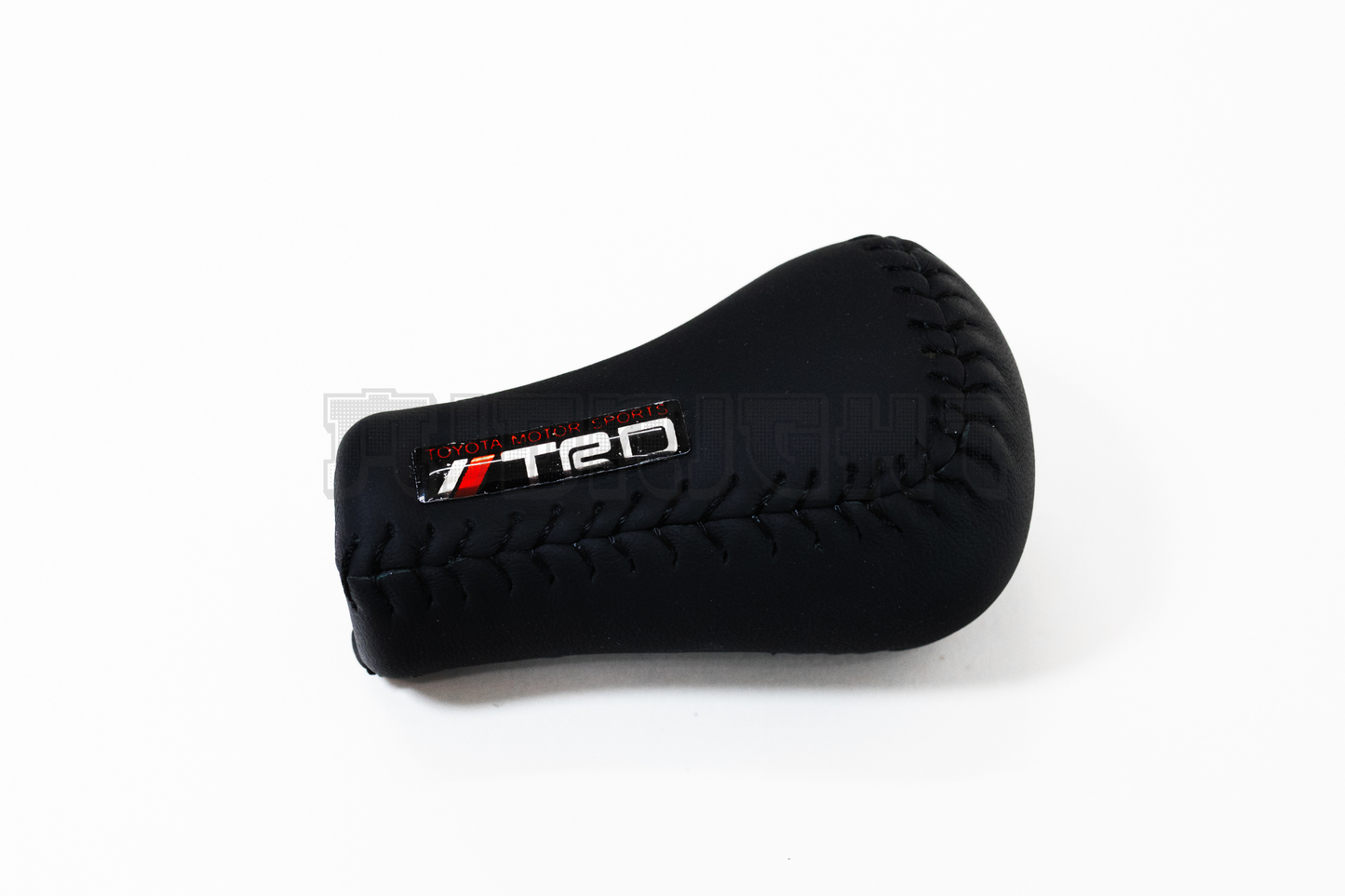 TRD Toyota Leather Stitched Manual 5 Speed Gear Shift Knob