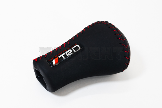 TRD Toyota Leather Stitched Manual 5 Speed Gear Shift Knob