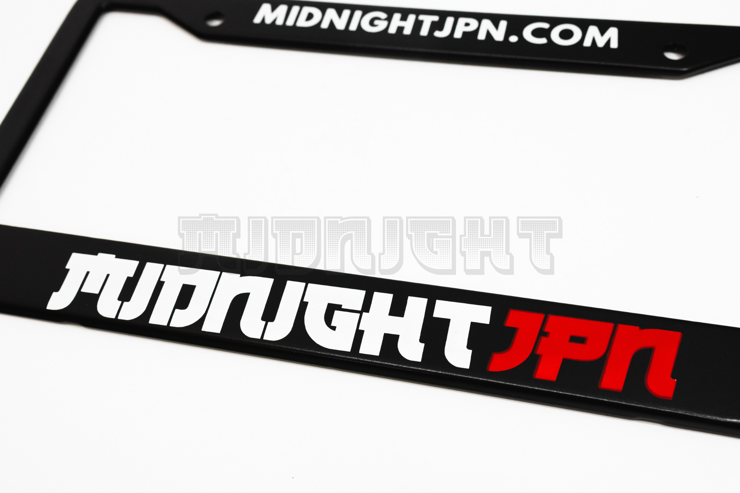 MIDNIGHTJPN Official License Plate Frame