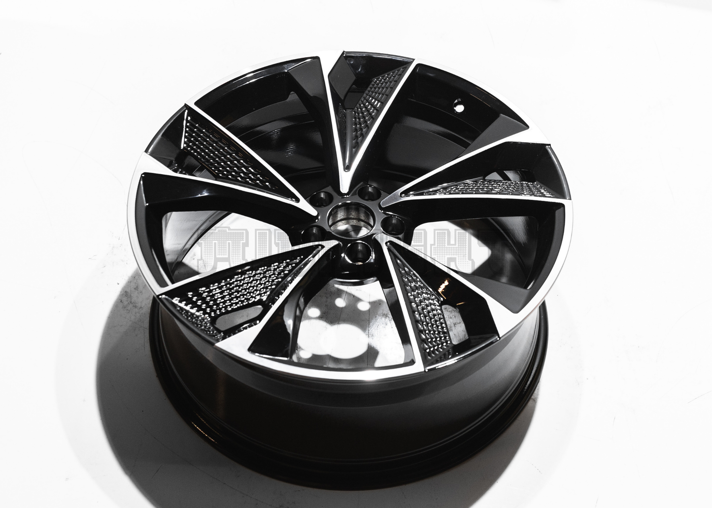 21" Gloss Black Machined Wheels For Audi (5x112) Square Set
