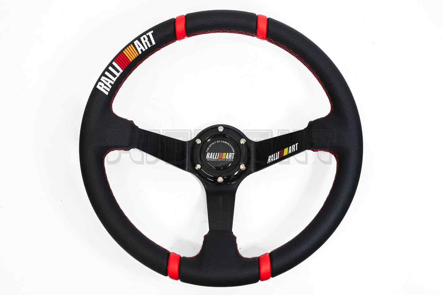 RalliArt Style Leather Steering Wheel