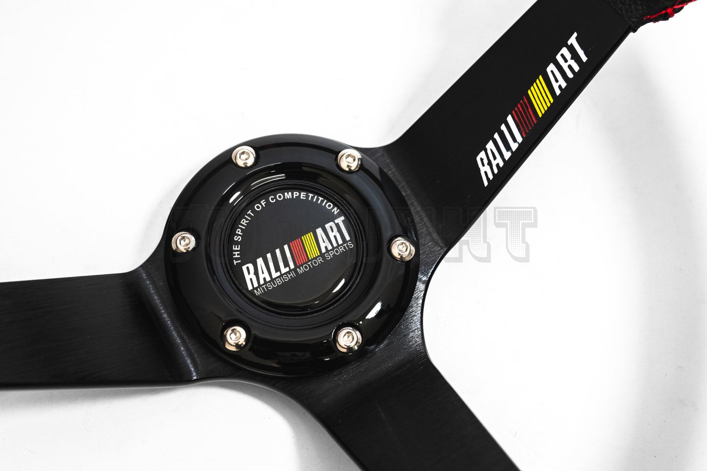 RalliArt Style Leather Steering Wheel