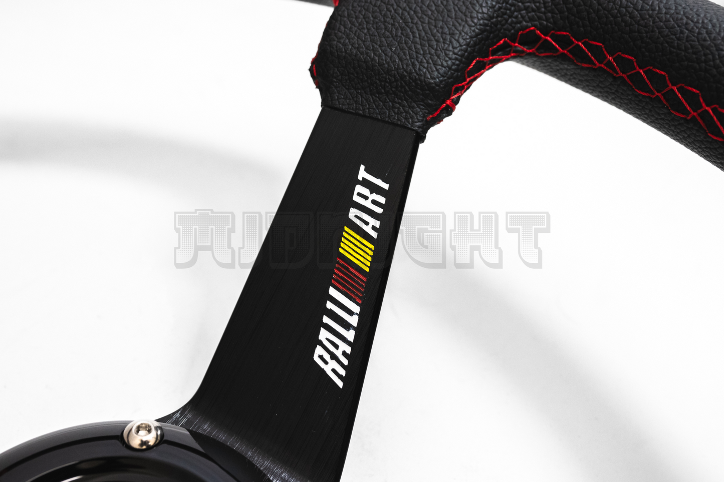 RalliArt Style Leather Steering Wheel