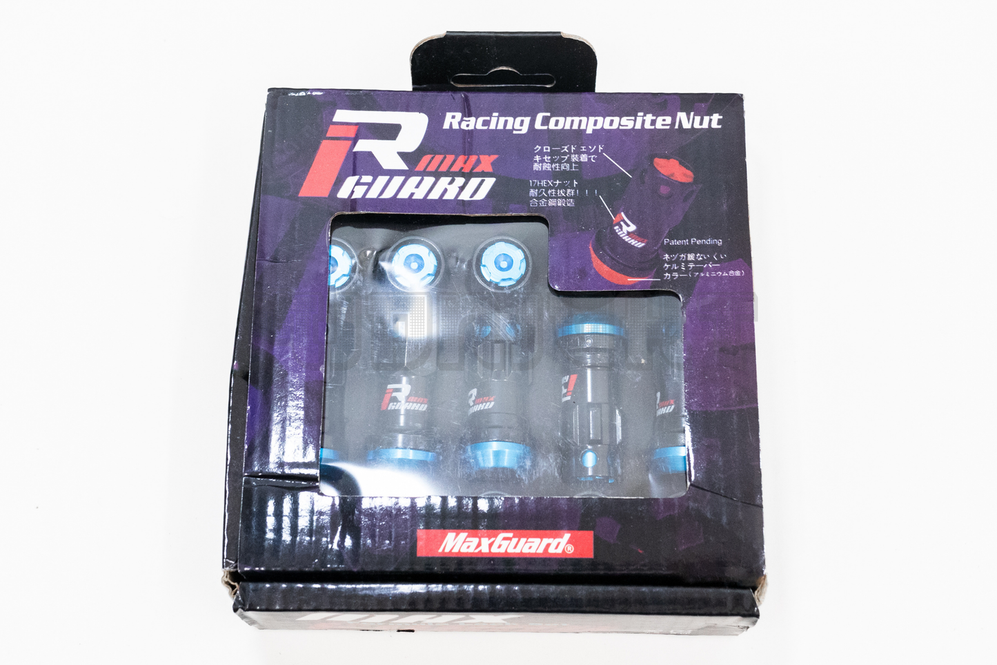 MaxGuard R40 Style Blue Racing Composite Formula Lock Set Lug Nuts M12xP1.25 / M12x1.5