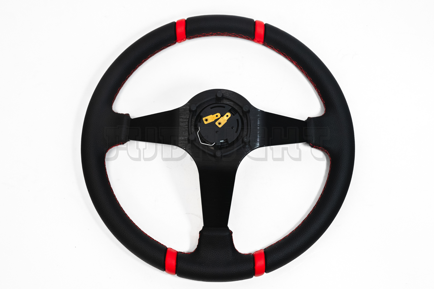 RalliArt Style Leather Steering Wheel