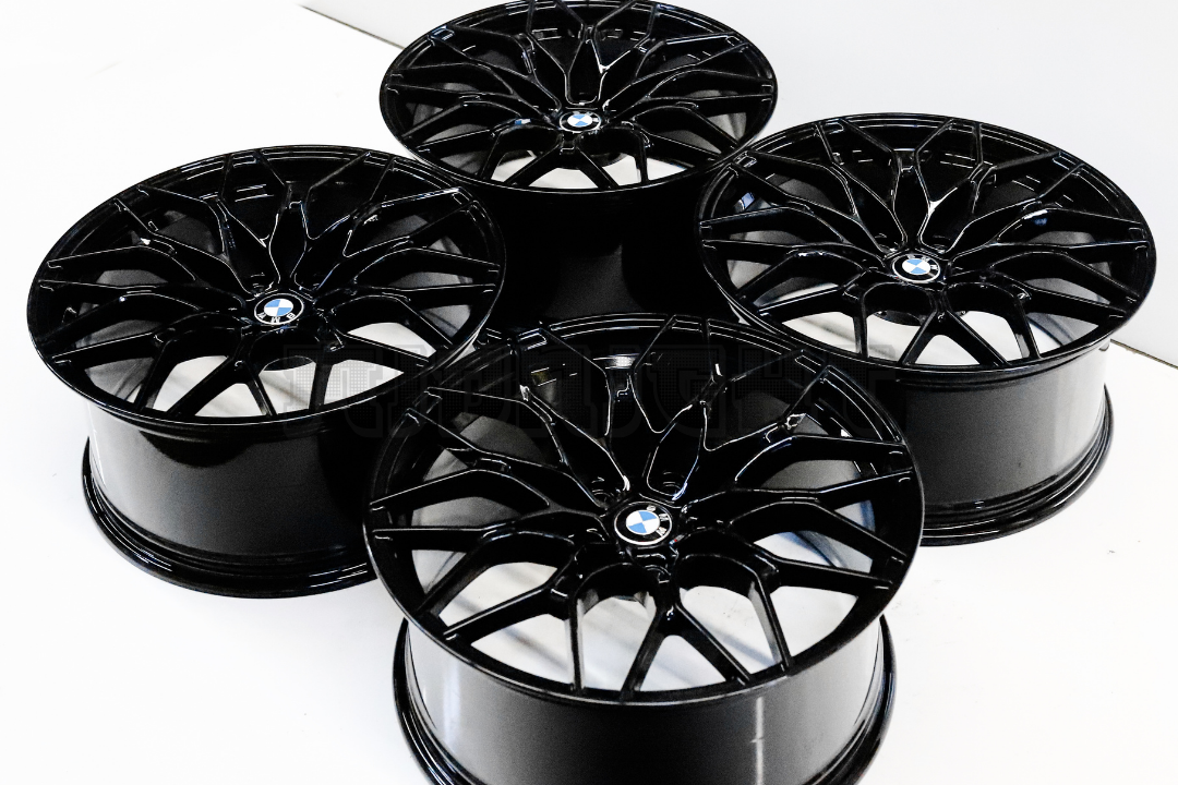 19" Gloss Black M Sport Style Wheels For BMW Square Set (5x120)