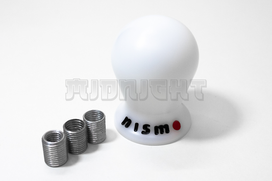 Nissan NISMO Duracon Style White MT/AT Universal Shift Knob