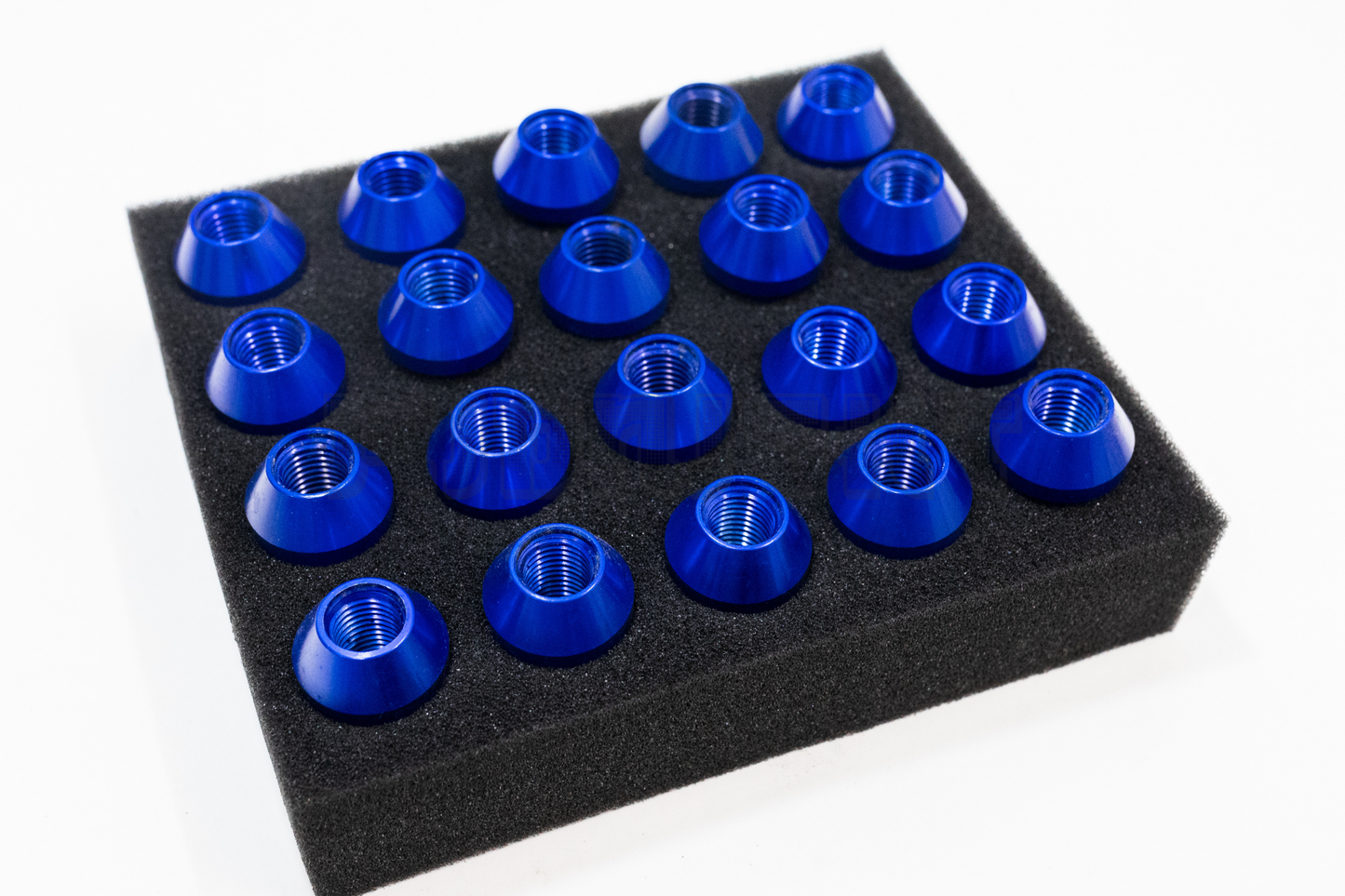 Rays Style Blue Racing Composite Formula Hexagon Lug Nut Set M12xP1.25 / M12x1.5