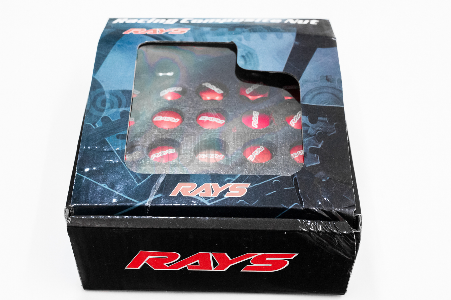 Rays Style Red Racing Composite Formula Hexagon Lug Nut Set M12xP1.25 / M12x1.5