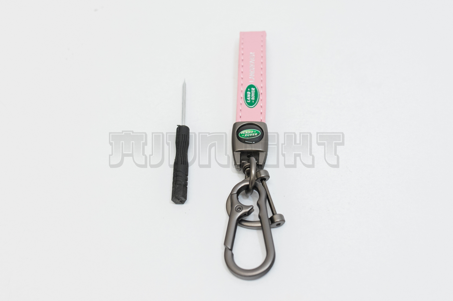 Land Rover Pink Leather Keychain
