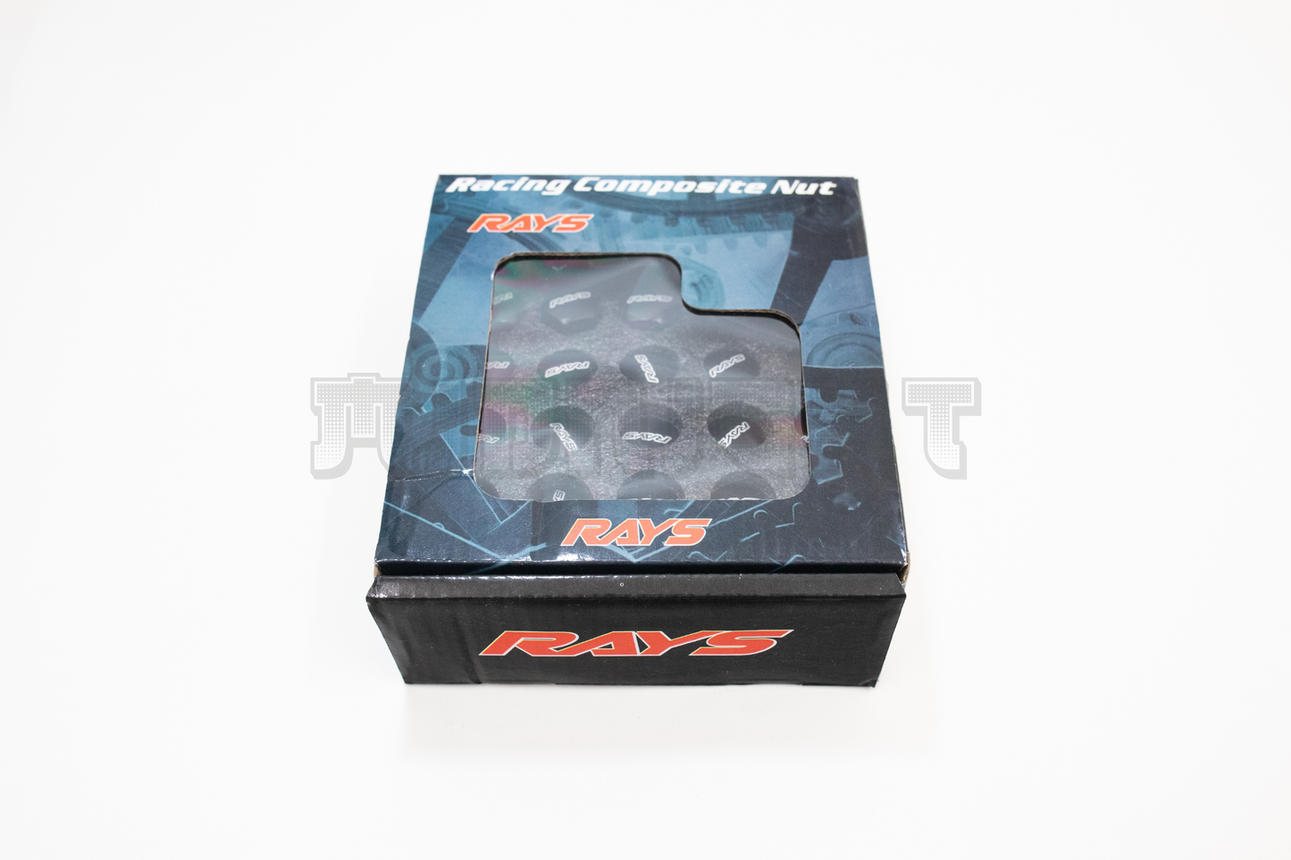 Rays Style Black Racing Composite Formula Hexagon Lug Nut Set M12xP1.25 / M12x1.5