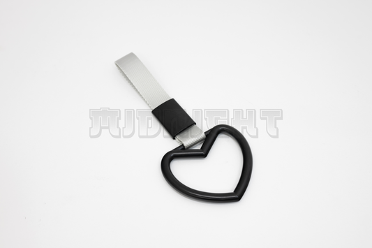 Black And White Heart-Shaped Tsurikawa