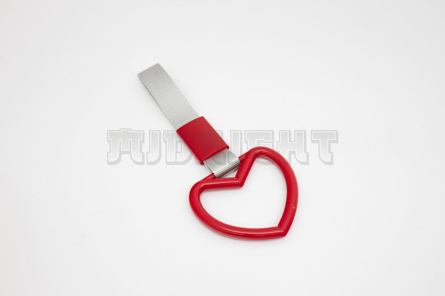 Red And White Heart-Shaped Tsurikawa