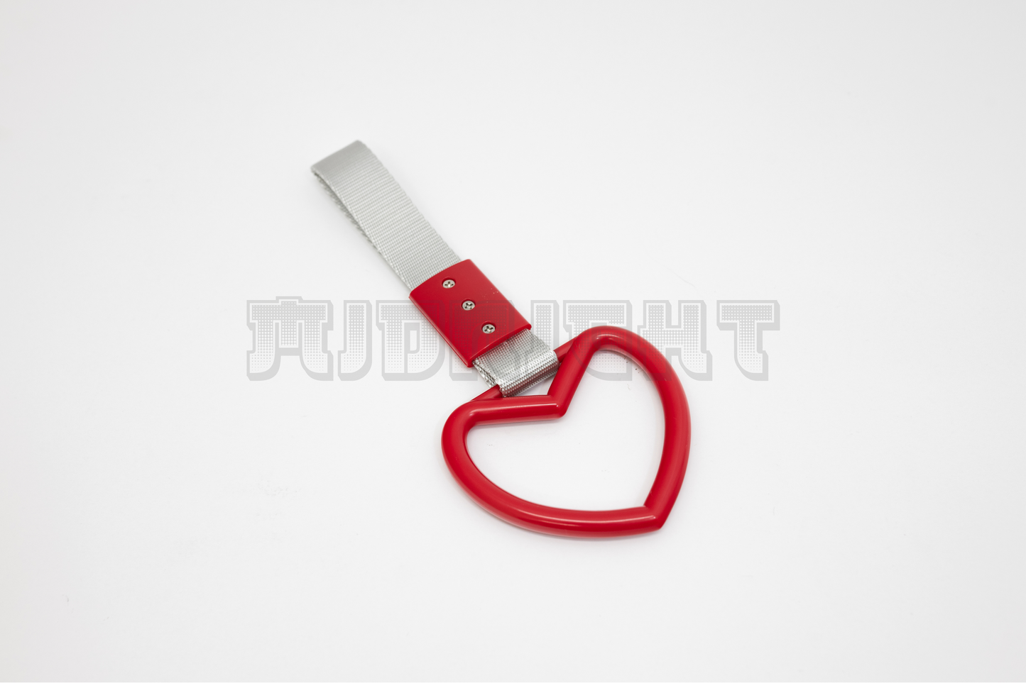 Red And White Heart-Shaped Tsurikawa