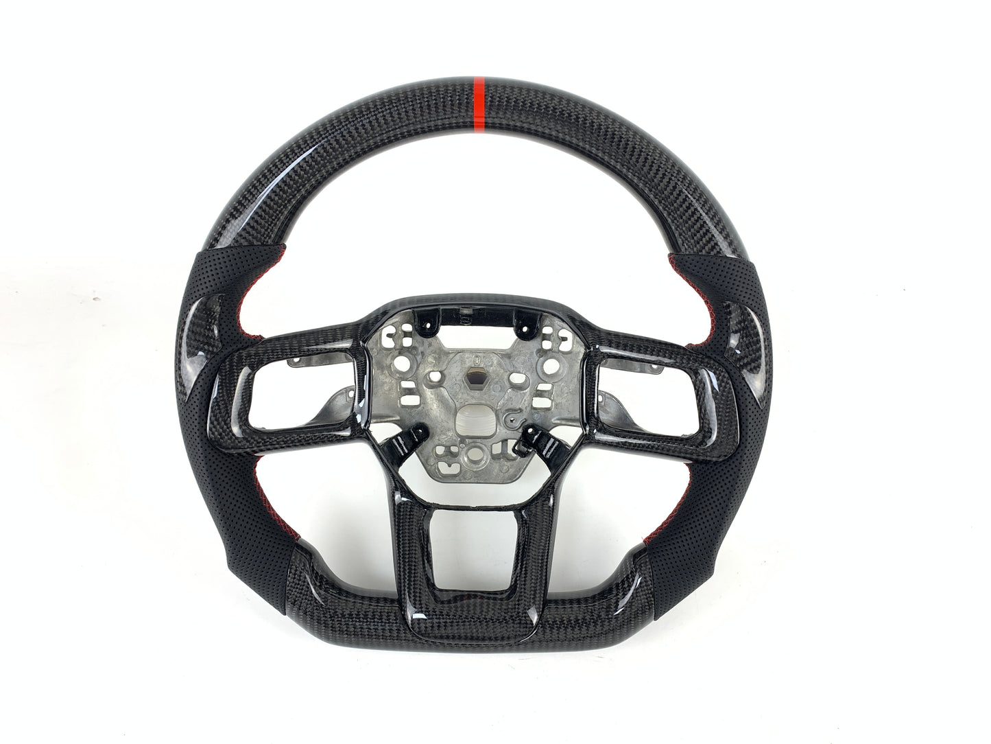 Carbon Fiber Steering Wheel For Ford Mustang 2024-2025