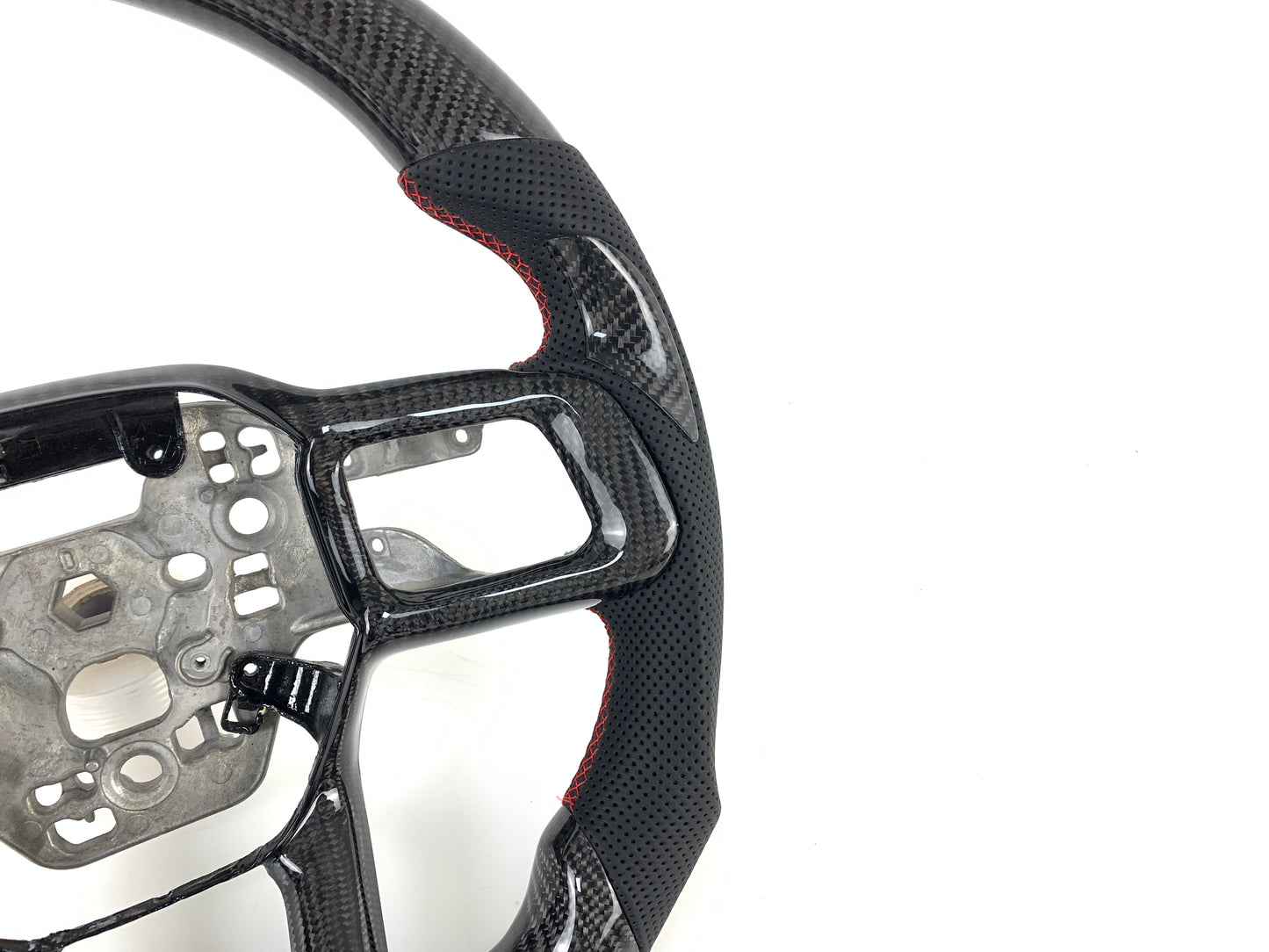 Carbon Fiber Steering Wheel For Ford Mustang 2024-2025