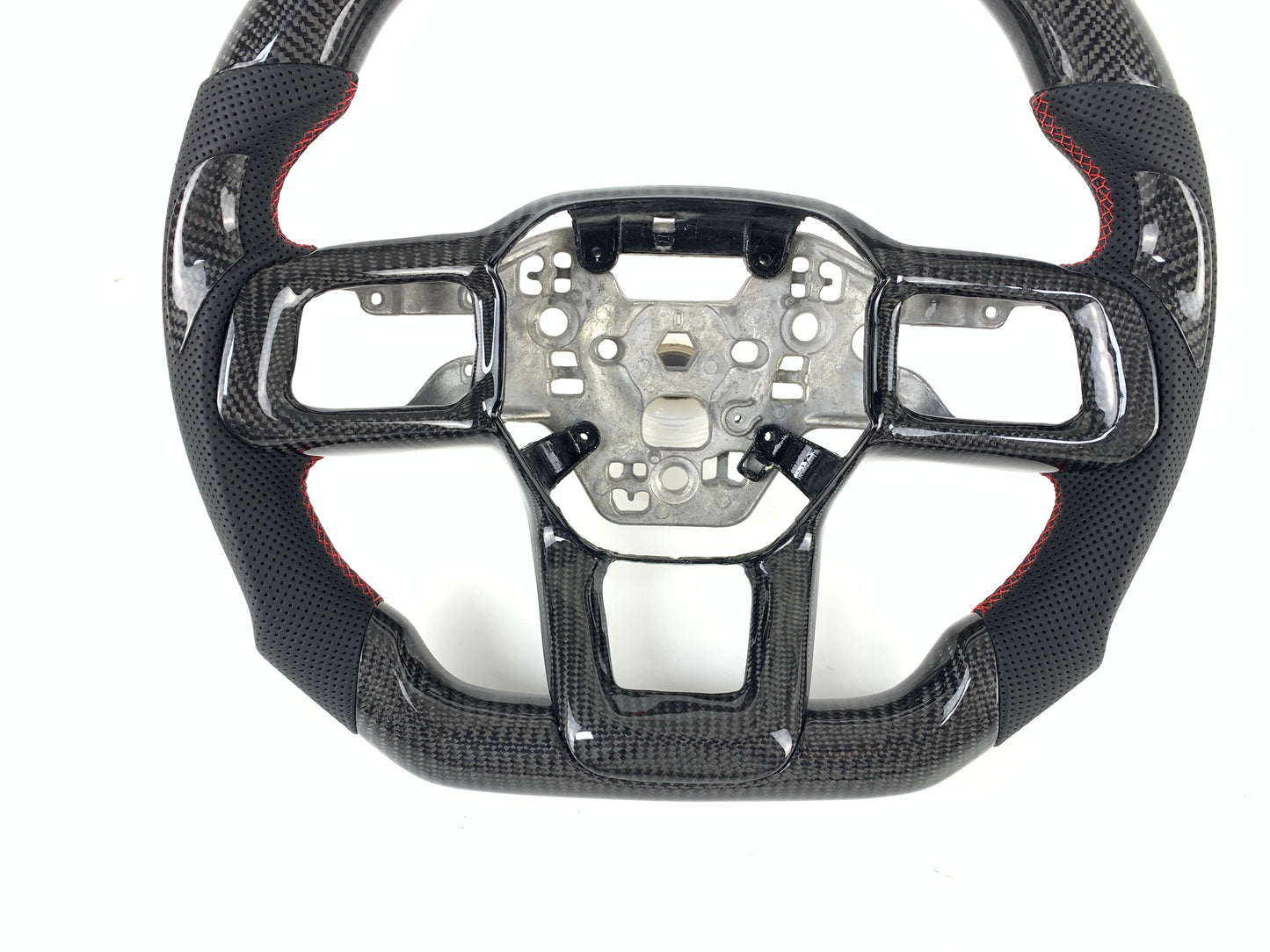 Carbon Fiber Steering Wheel For Ford Mustang 2024-2025