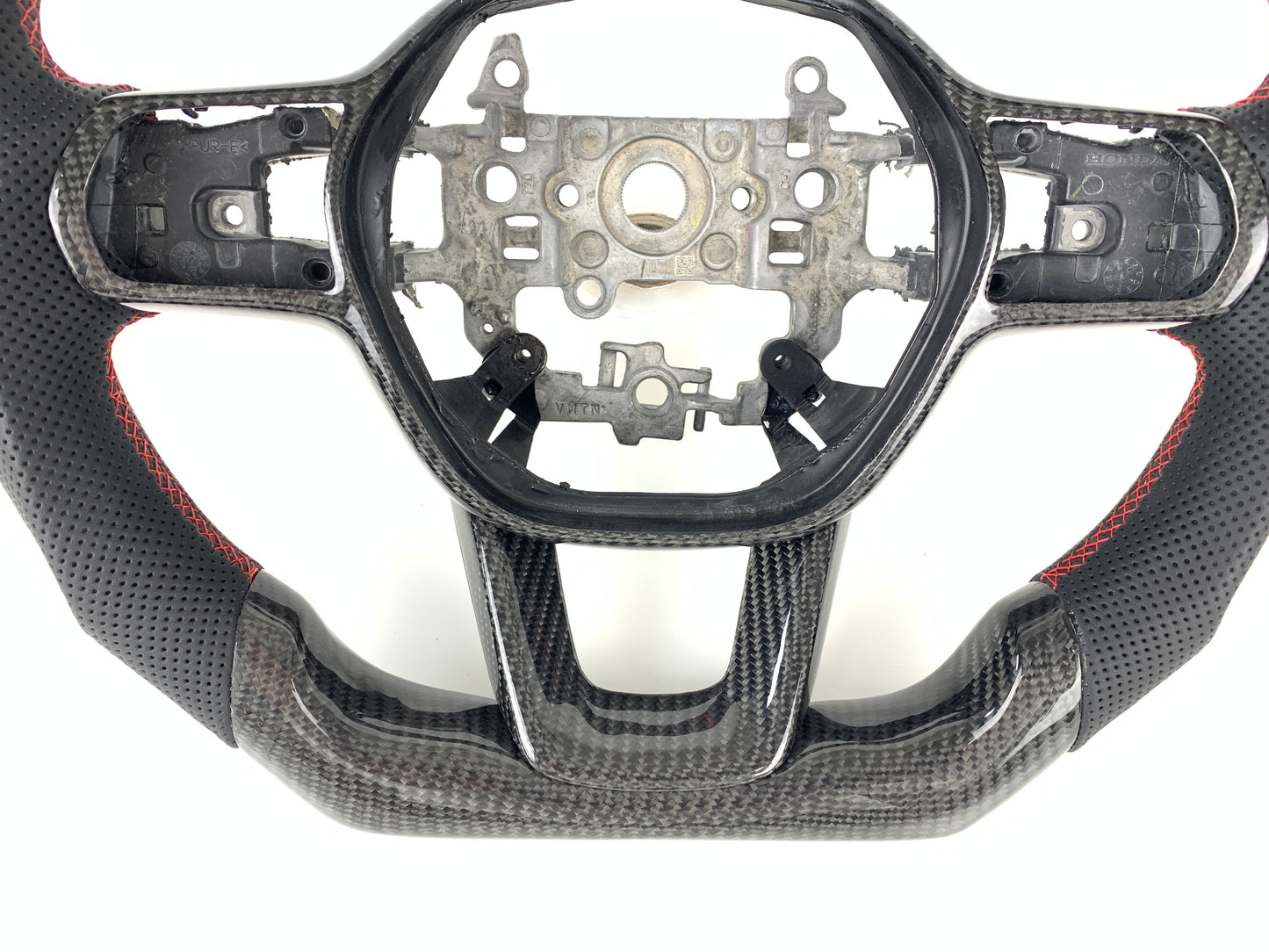 Carbon Fiber Steering Wheel For 11th Gen Honda Civic 2022-2024