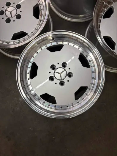 AMG Mono Block Wheels 18x8.0 18x9.0 5x112 ET25 CB66.56 Mercedes Staggered Set