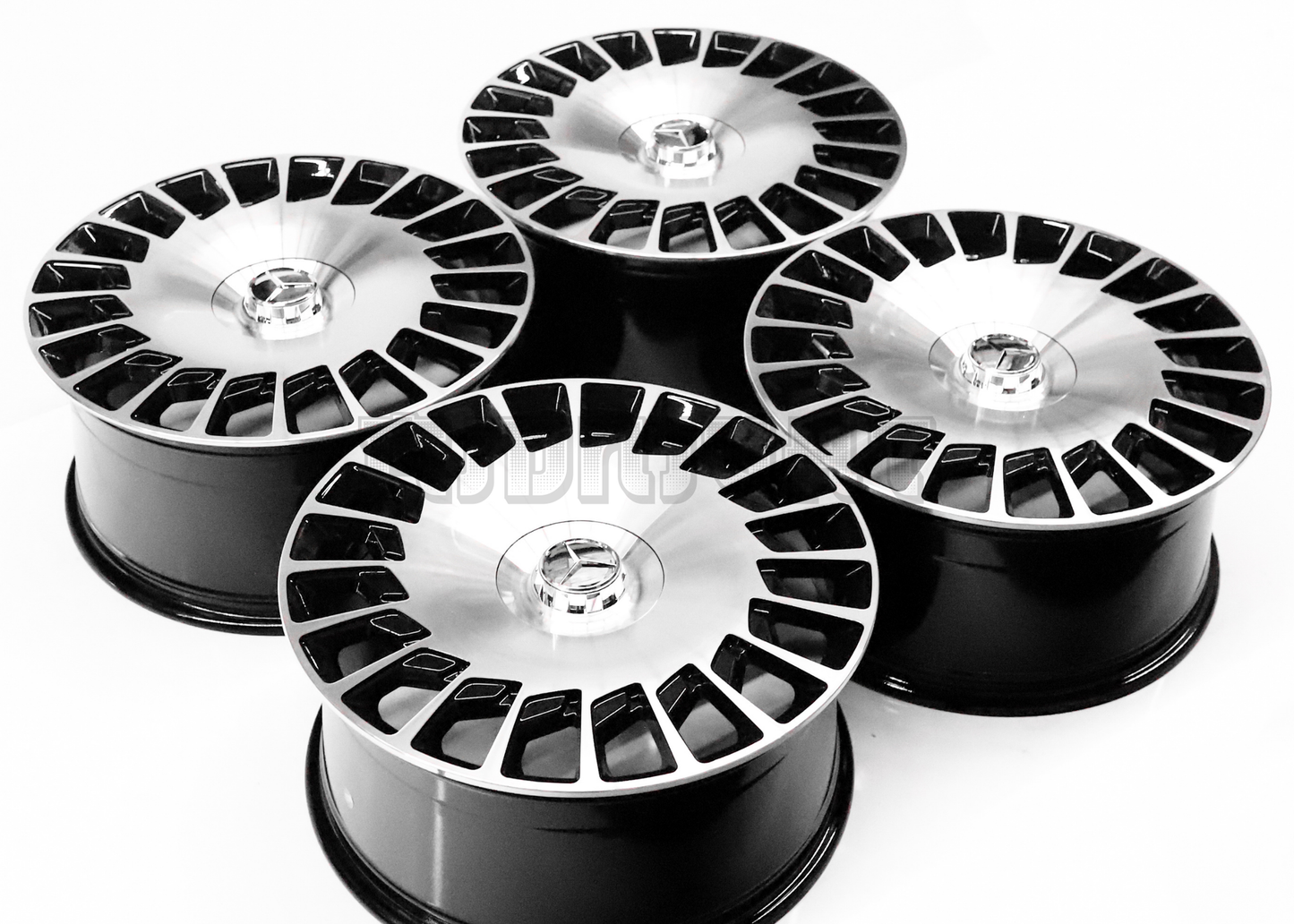 20" Machined AMG Style Wheels For Mercedes (5x112) Square Set