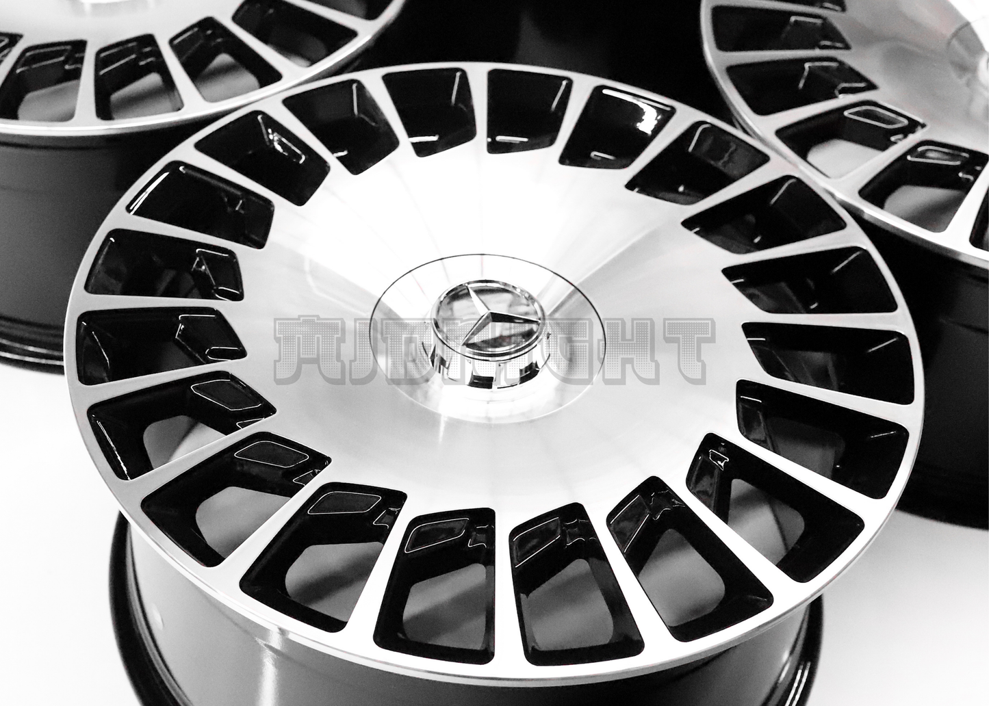 20" Machined AMG Style Wheels For Mercedes (5x112) Square Set