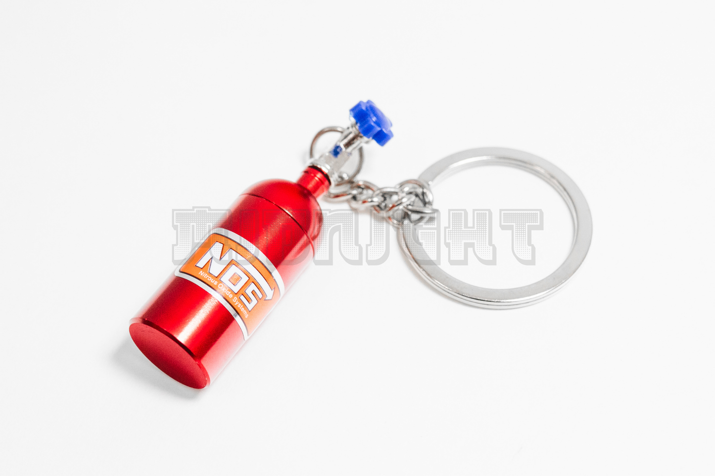 Red NOS Tank Keychain