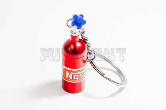 Red NOS Tank Keychain