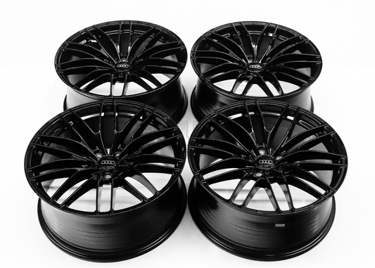 19" Gloss Black ABT Style Wheels For Audi (5x112) Square Set